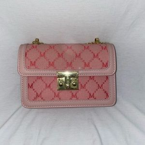 Light and Dark Pink Crossbody Bag